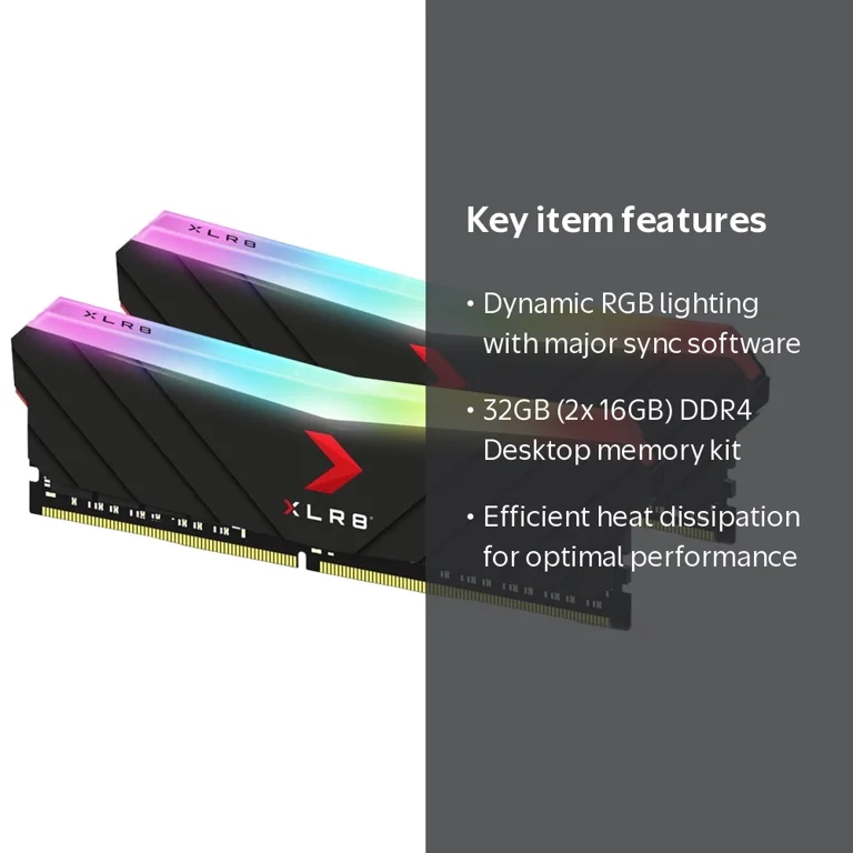 PNY, Memory Kit, DDR4 3200MHz, RGB Gaming, 2x 16GB - Walmart.com