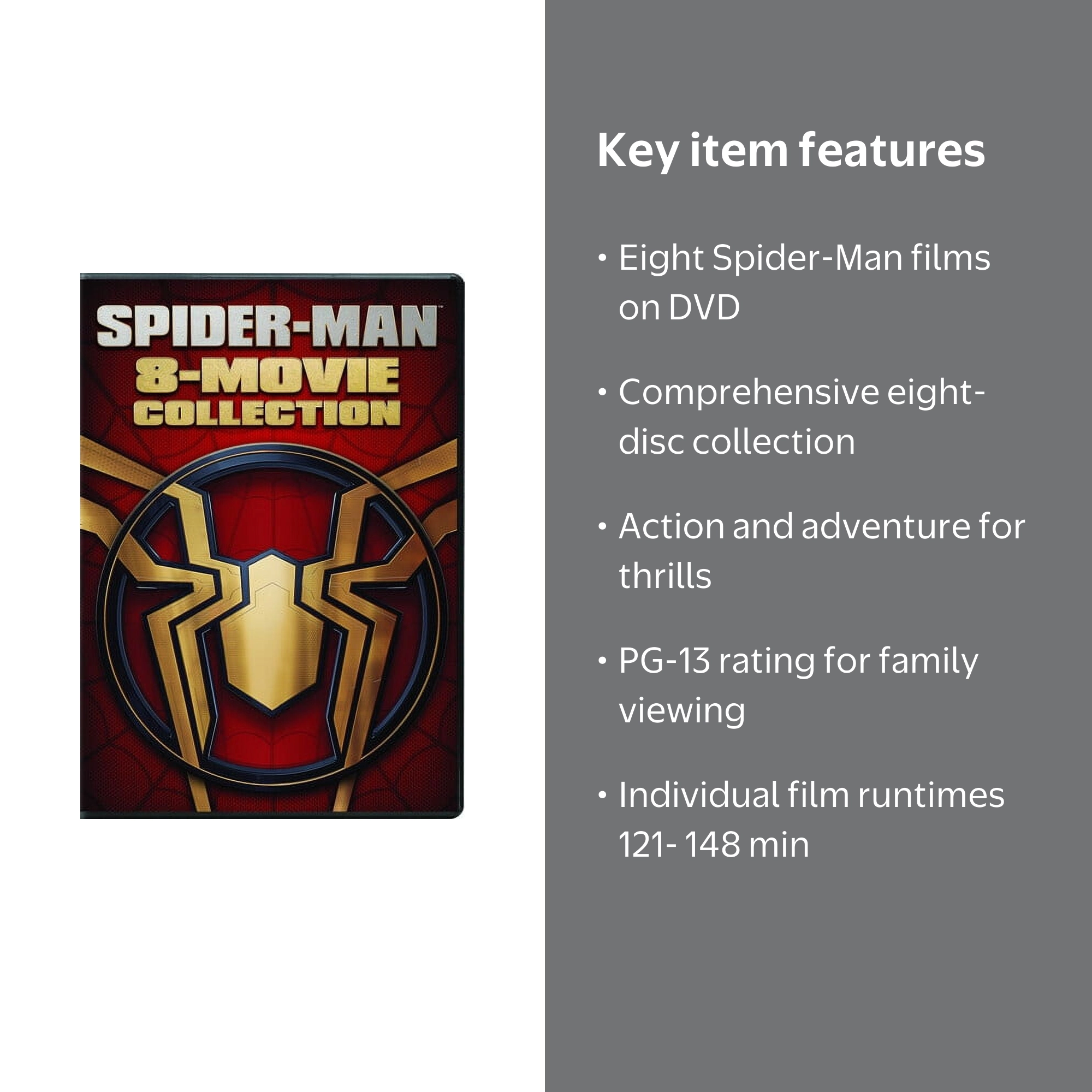 Sony Pictures Spider-Man: 8-Movie Collection (DVD) - Tom Holland