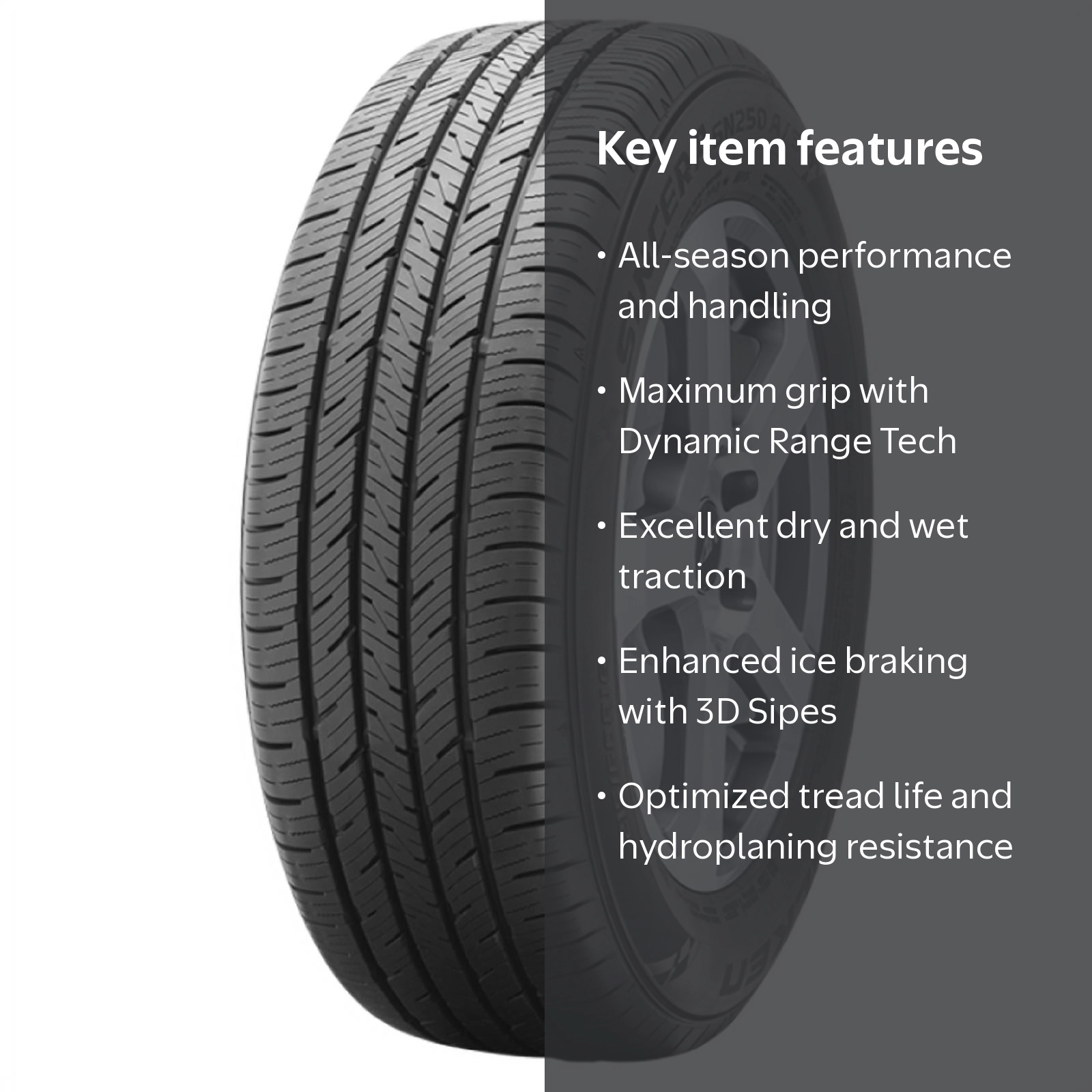 Falken, Passenger Tire, All-Season, 205/65R16, 95H - Walmart.com