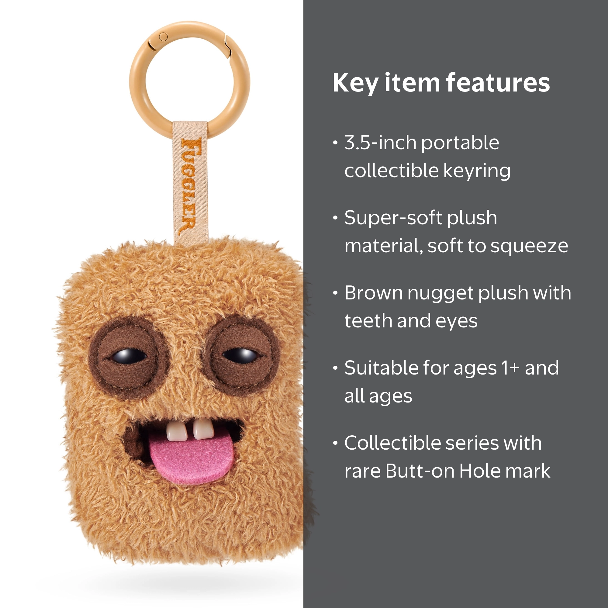 Fuggler, Fugg Nuggets, Plush Keyring, Chaotic Monster - Walmart.com