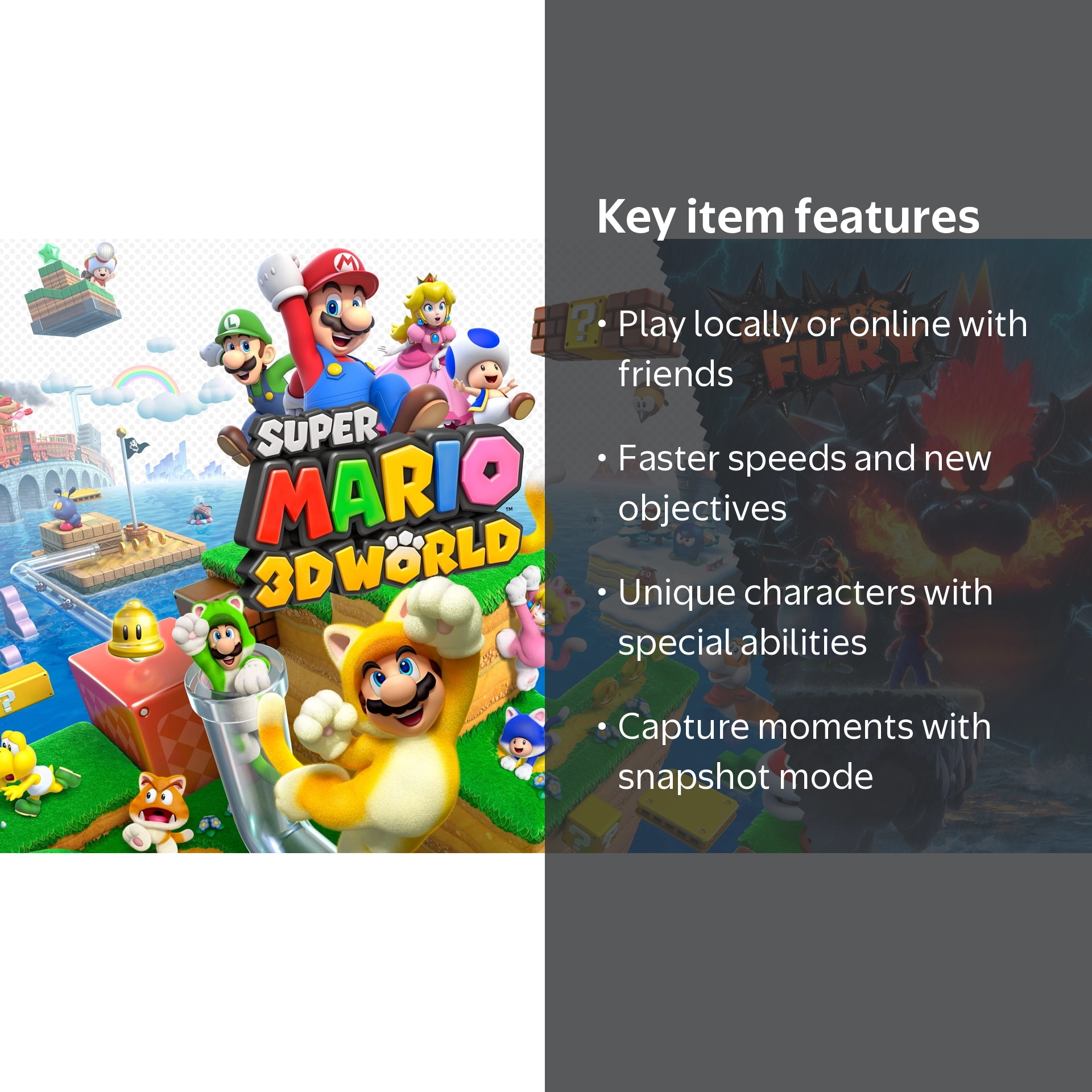 Super Mario™ 3D World + Bowser's Fury - Nintendo Switch [Digital