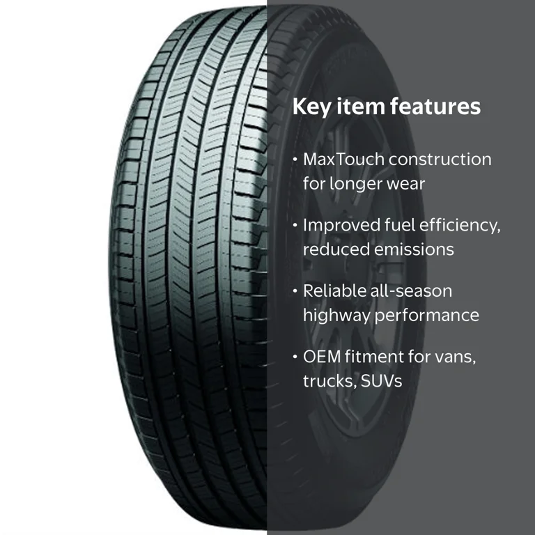 Michelin, Passenger Tire, 265/60R18 110H All Season, SUV Light