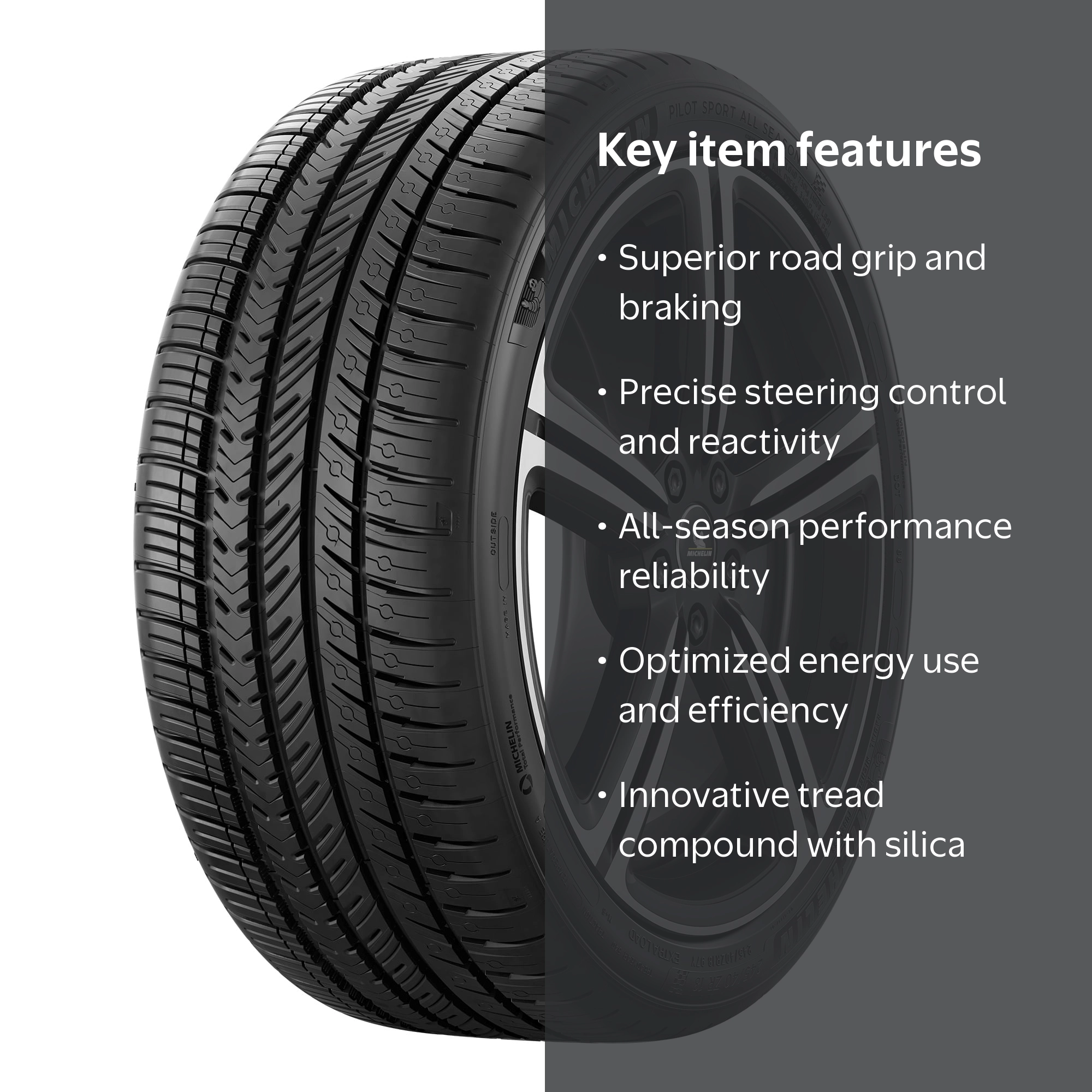 Michelin Pilot Sport A/S 4 All Season 255/40ZR19XL 100Y - Walmart.com
