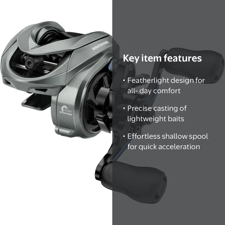 easy to use fishing reel Catfish Pro for Fun Spinning | Already Spooled with 20 LB Mono Fishing Line VMC hook rock fishing color/size:Ceratopogonidae/6pcs-18# Daiwa Crossfire LT 3000-C