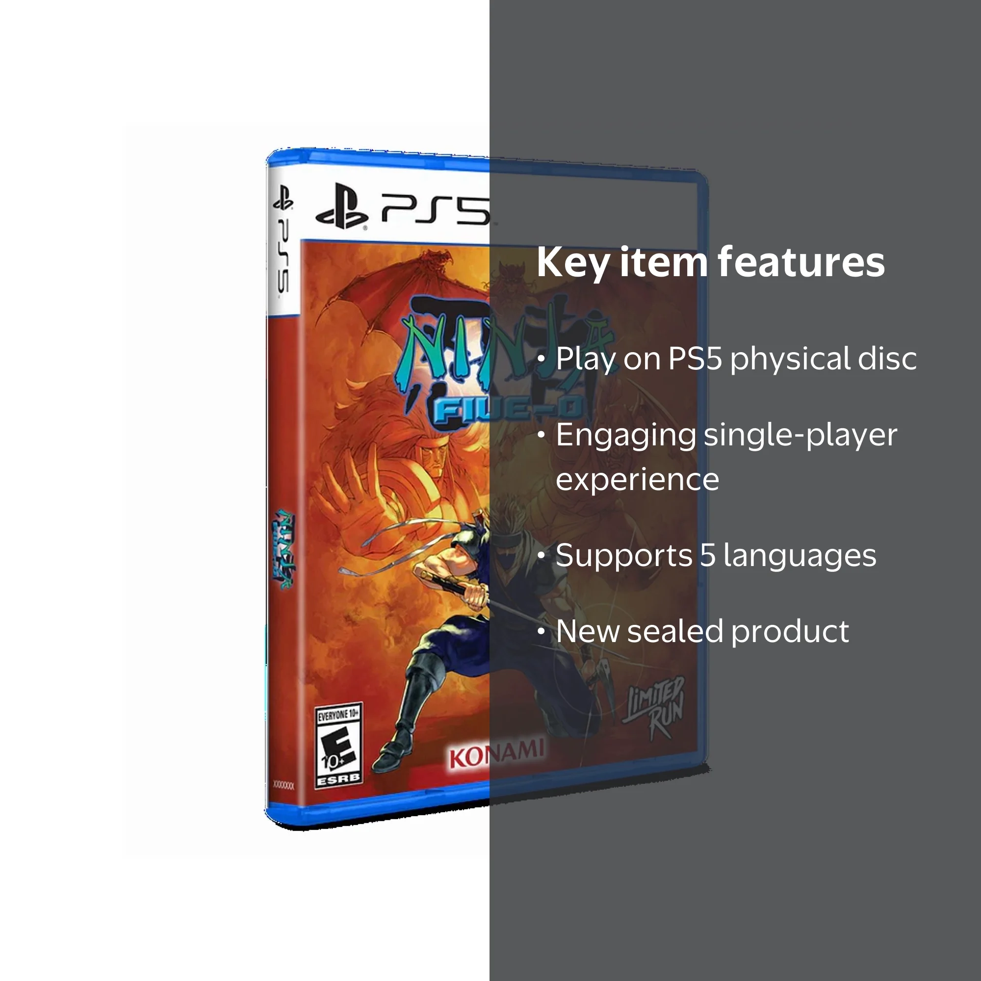 PS5 - Ninja Five-O [Limited Run Games #109] - PlayStation 5