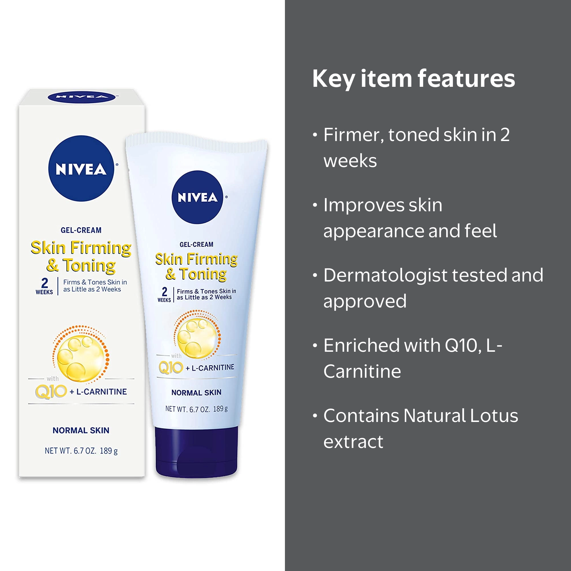 NIVEA Skin Firming and Toning Gel Cream, Moisturizing Body Cream with Q10, Lotus, L-Carnitine - Walmart.com NIVEA Skin Firming and Toning Gel Cream, Moisturizing Body Cream with Q10, Lotus, L-Carnitine - Walmart.com