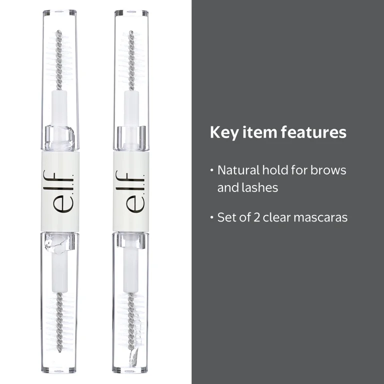 e.l.f. Cosmetics Clear Brow & Lash Mascara Set of 2 - Walmart.com