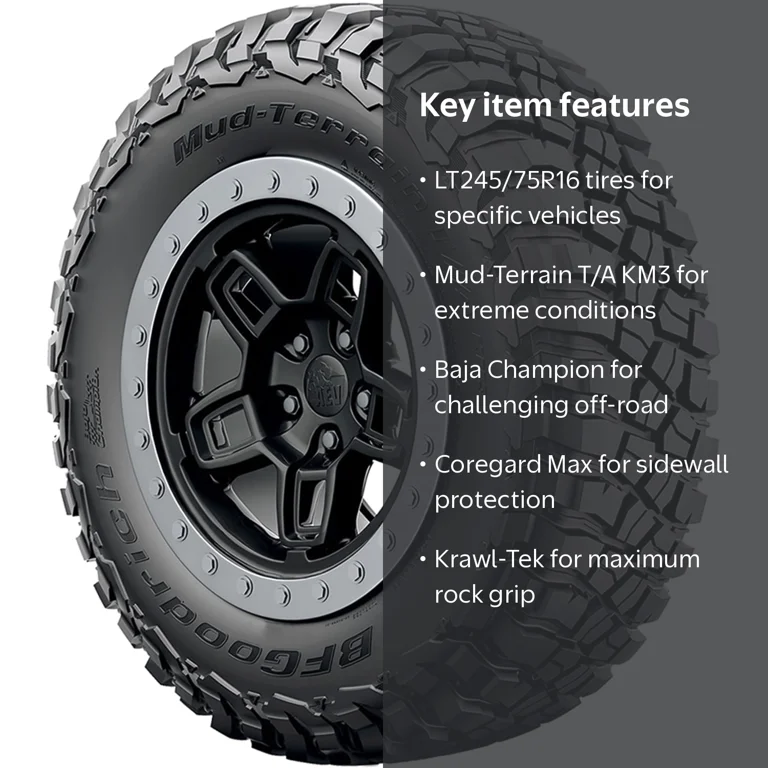 BFGoodrich Mud-Terrain T/A KM3 All-Season LT245/75R16/E 120/116Q
