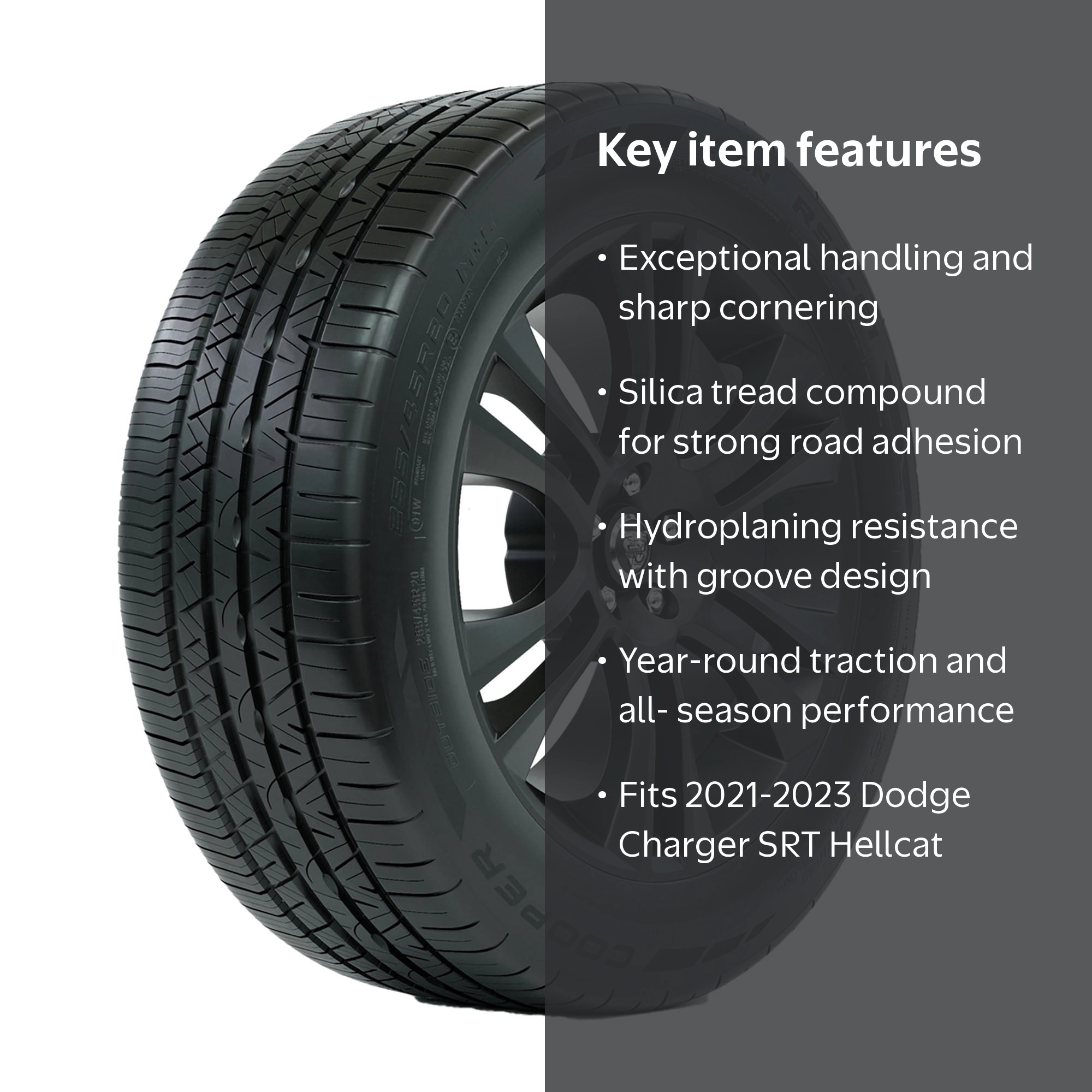 Cooper Zeon RS3-G1 All-Season Passenger Tire, 305/35R20 107W XL