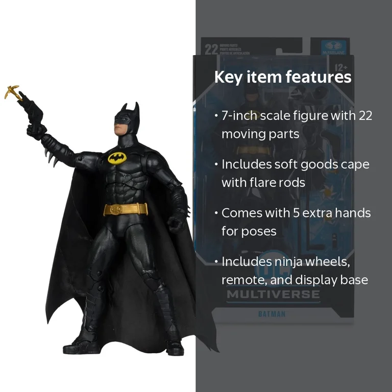 McFarlane Toys, DC Multiverse, Batman, 1989 Movie Figure - Walmart.com