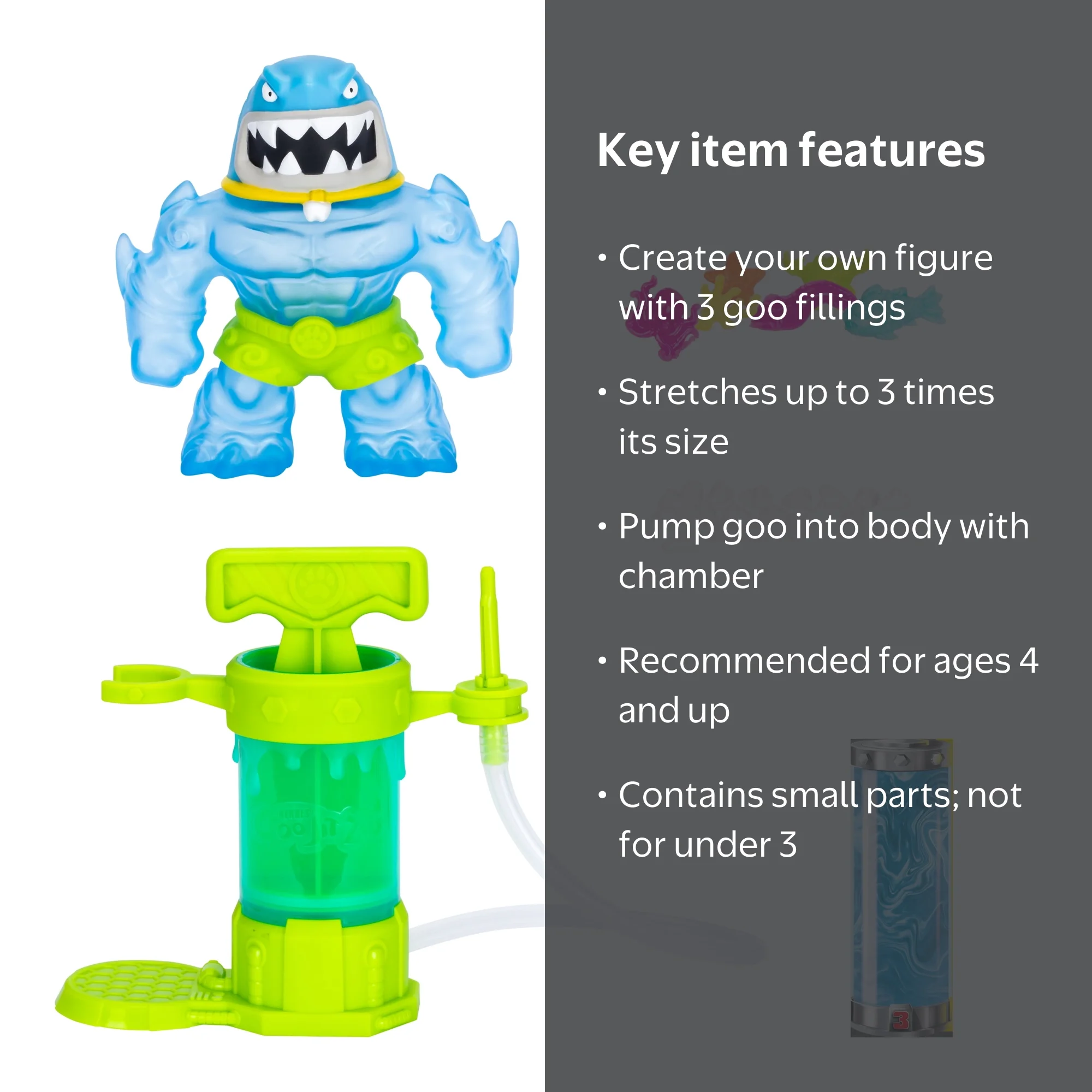Heroes of Goo Jit Zu, Hero Creator Thrash, Fill & Create, Ages 4+