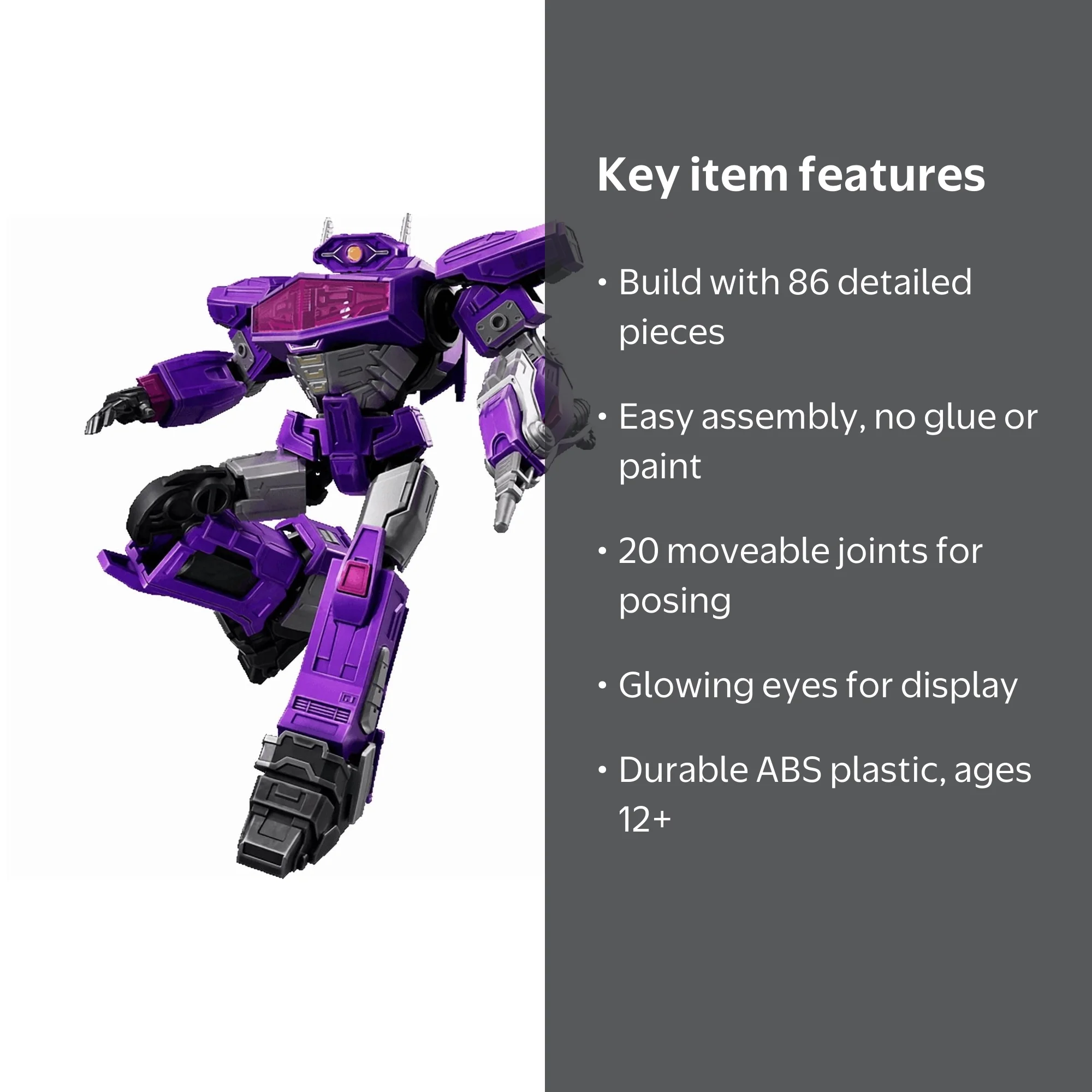 Blokees Transformers Classic Class 18 Transformers One Shockwave
