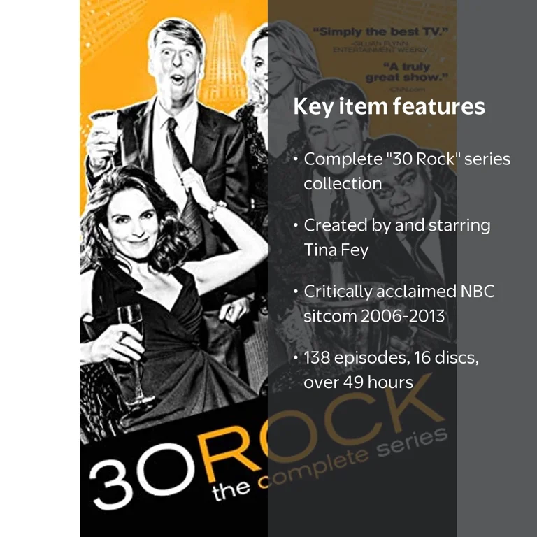 30 Rock: The Complete Series Box Set (DVD), Comedy by Mill Creek