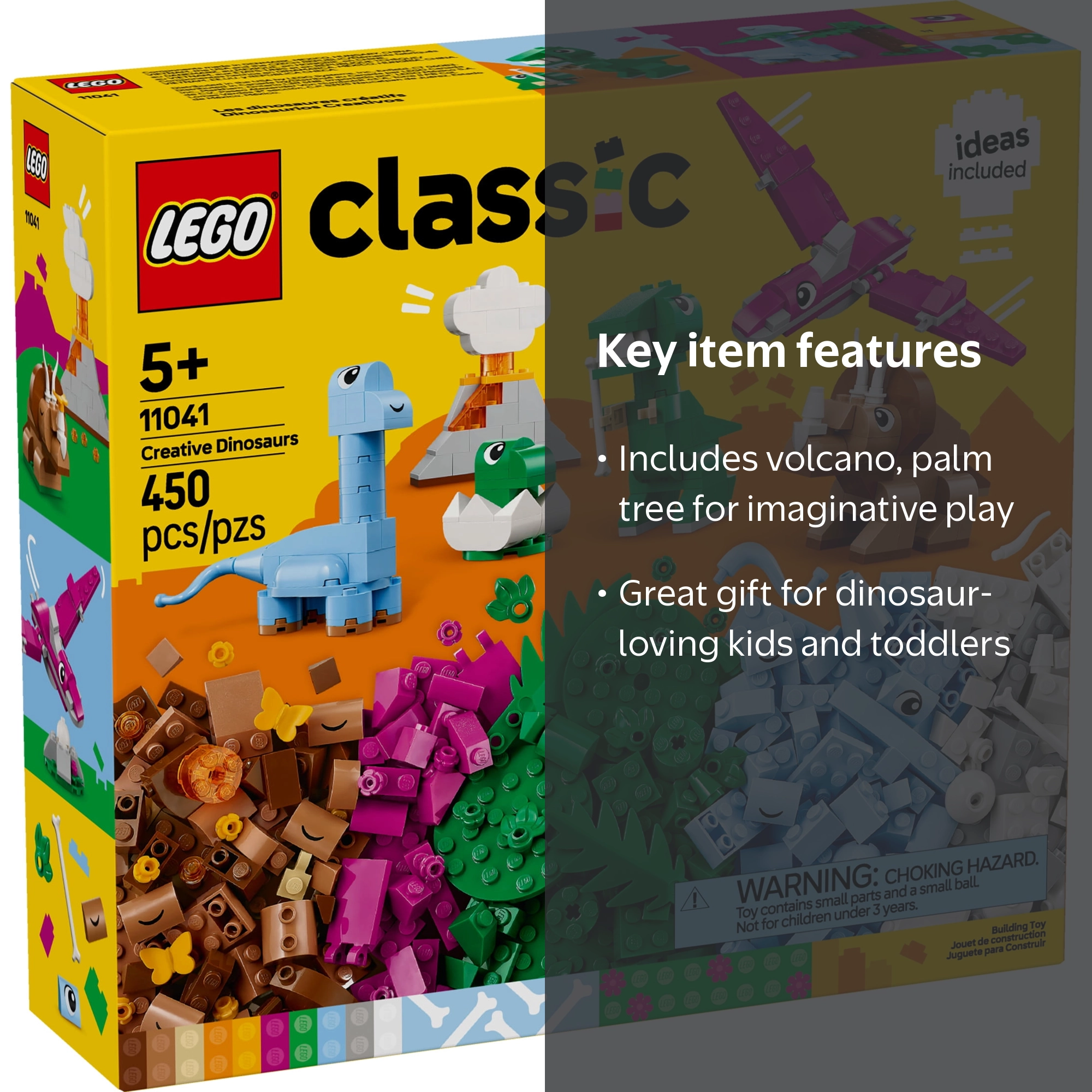 LEGO, Creative Dinosaur Building Set, 11041, Educational Toy for