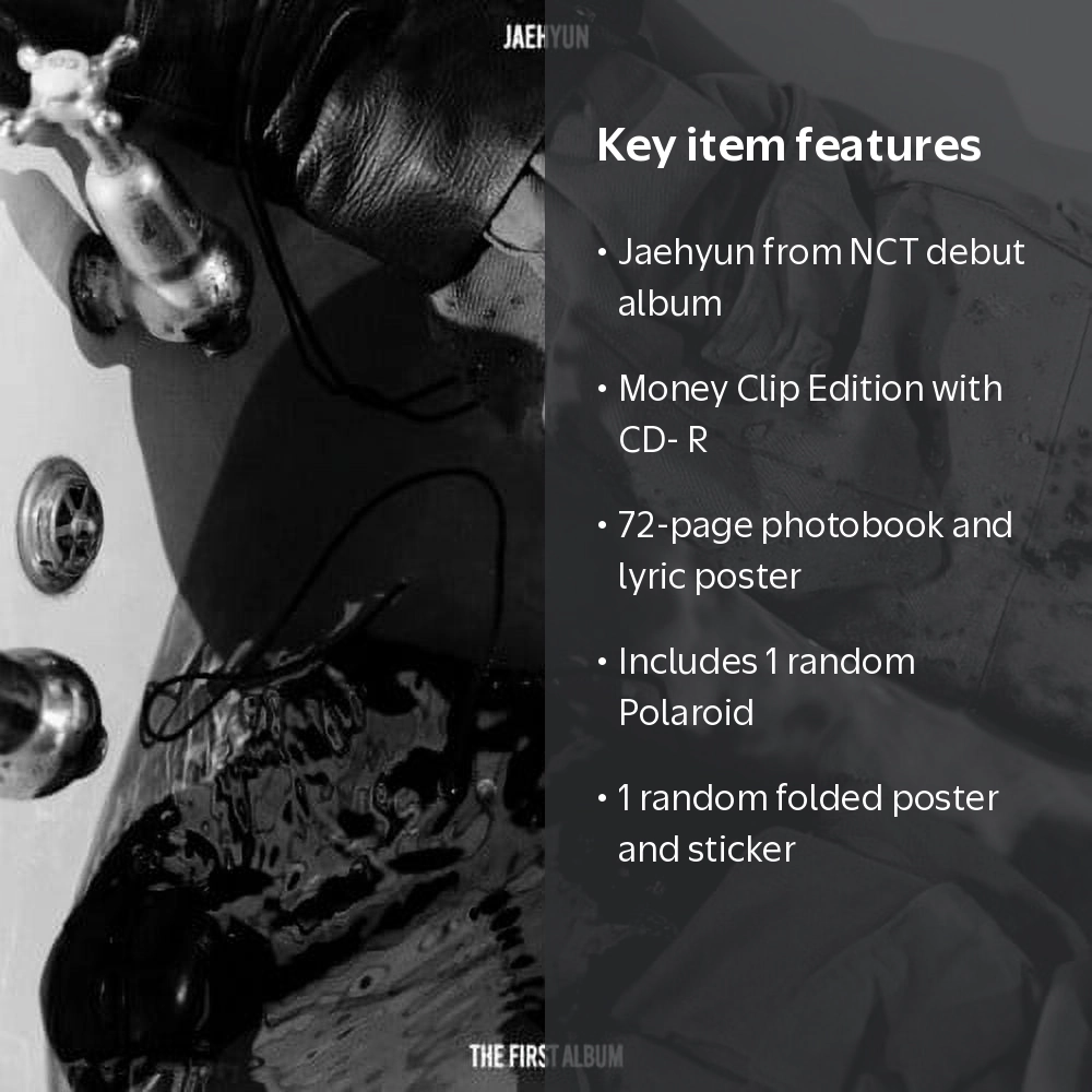 JAEHYUN, CD, The 1st Album 'J' Money Clip Ver., K-Pop CD - Walmart.com