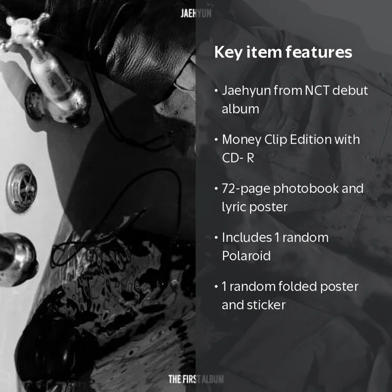 JAEHYUN, CD, The 1st Album 'J' Money Clip Ver., K-Pop CD - Walmart.com
