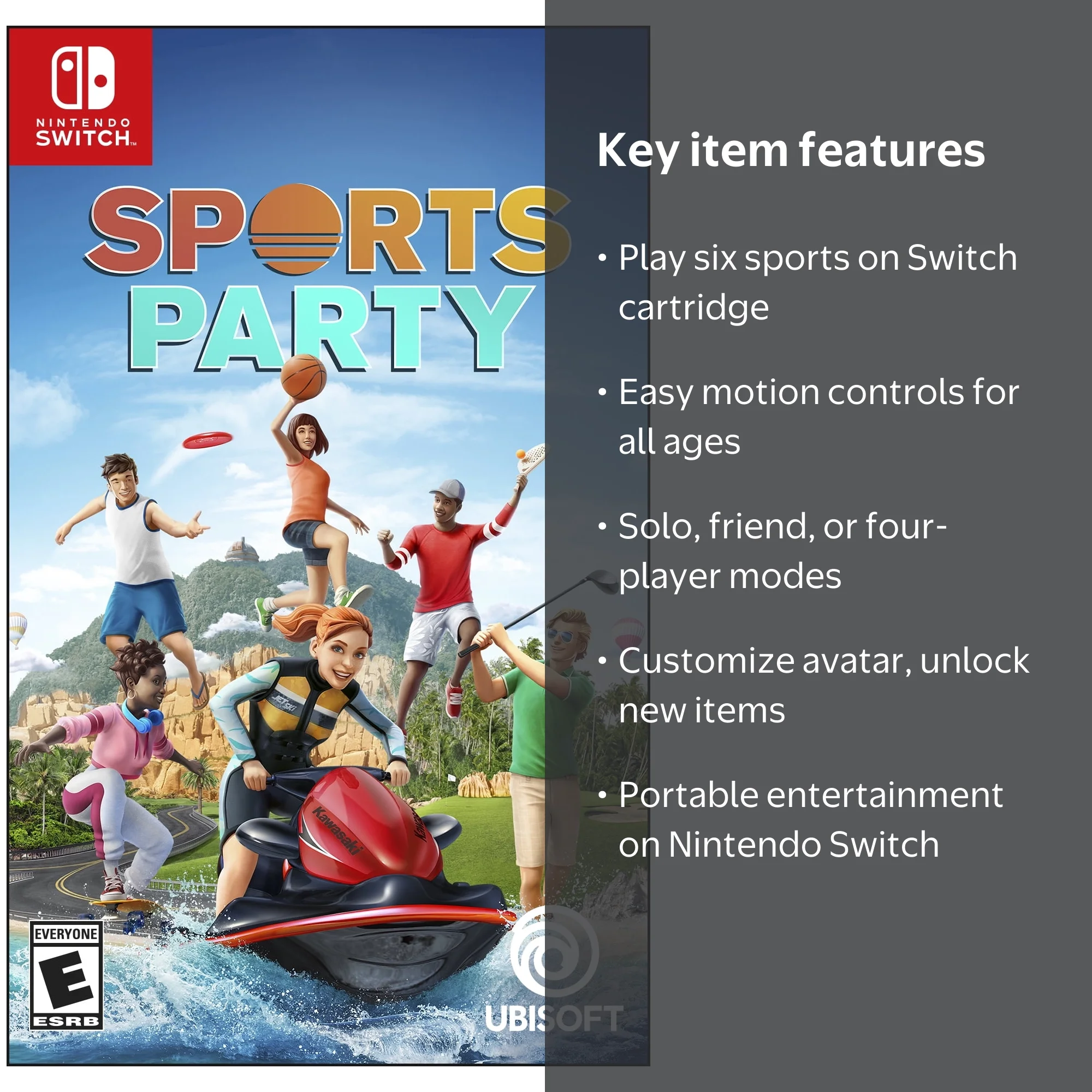 Ubisoft, Sports Party, 887256032104, Nintendo Switch - Walmart.com