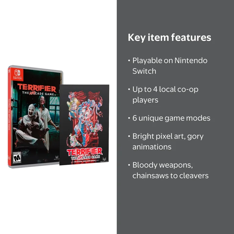 Terrifier: The ARTcade Game, Nintendo Switch - Walmart.com