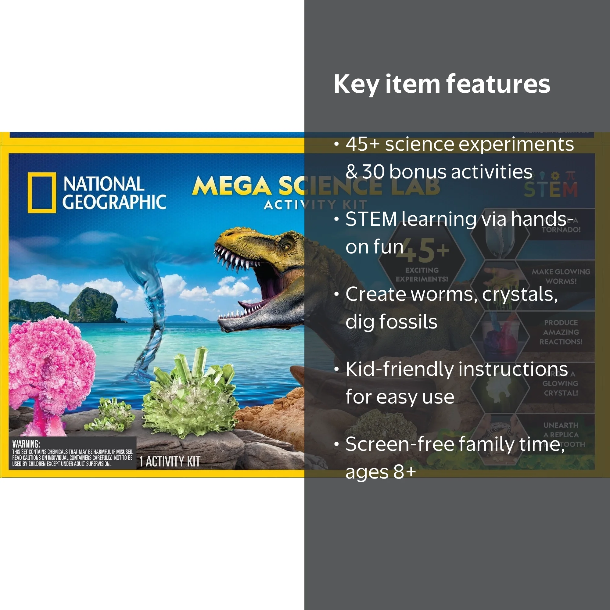 Blue Marble, STEM Activity Kit, 45+ Science Experiments