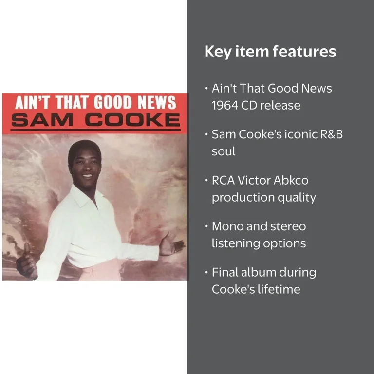 Sam Cooke - Ain't That Good News - Music & Performance - CD