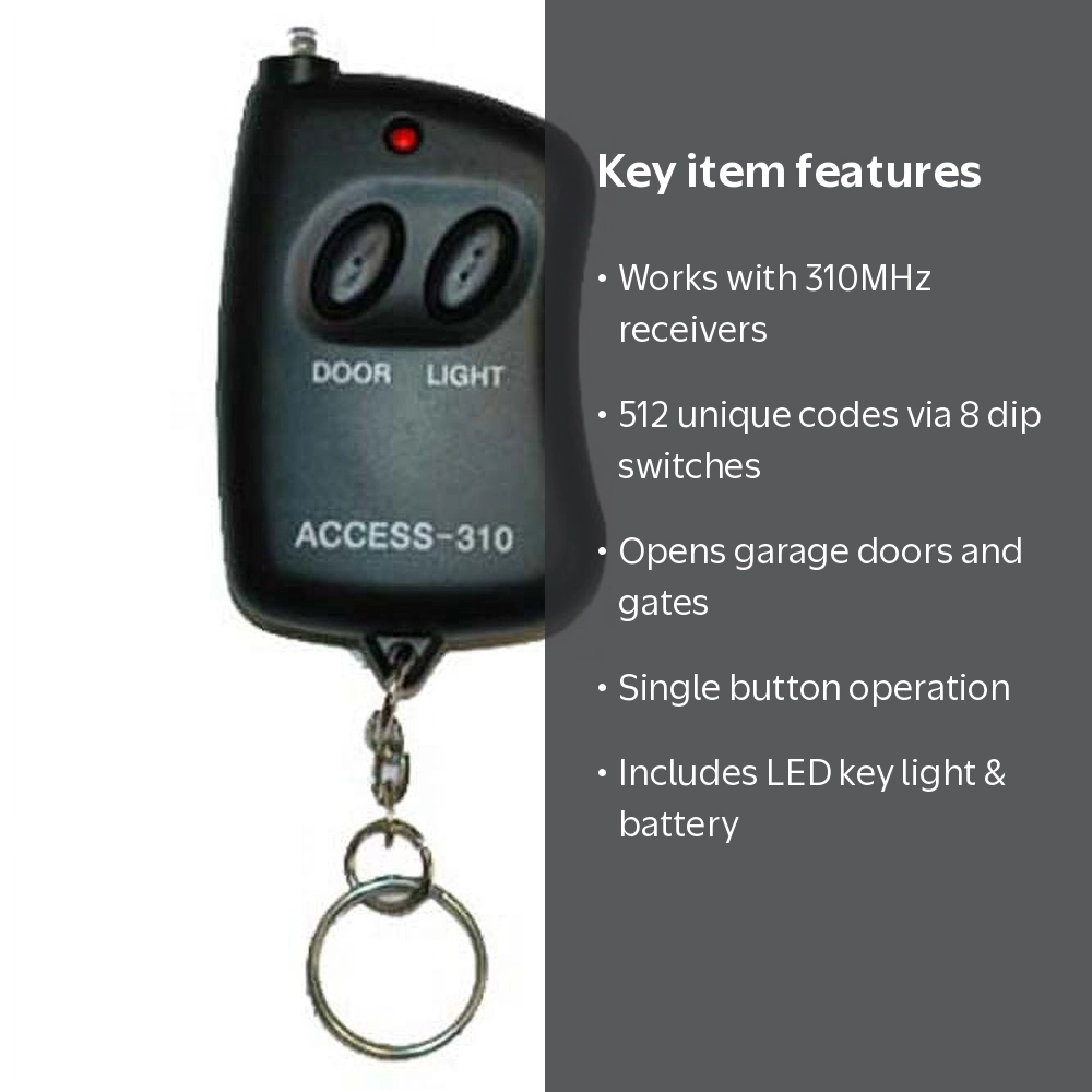 Access 8 Switch Digit Code Dip Switch Remote Garage Gate Opener