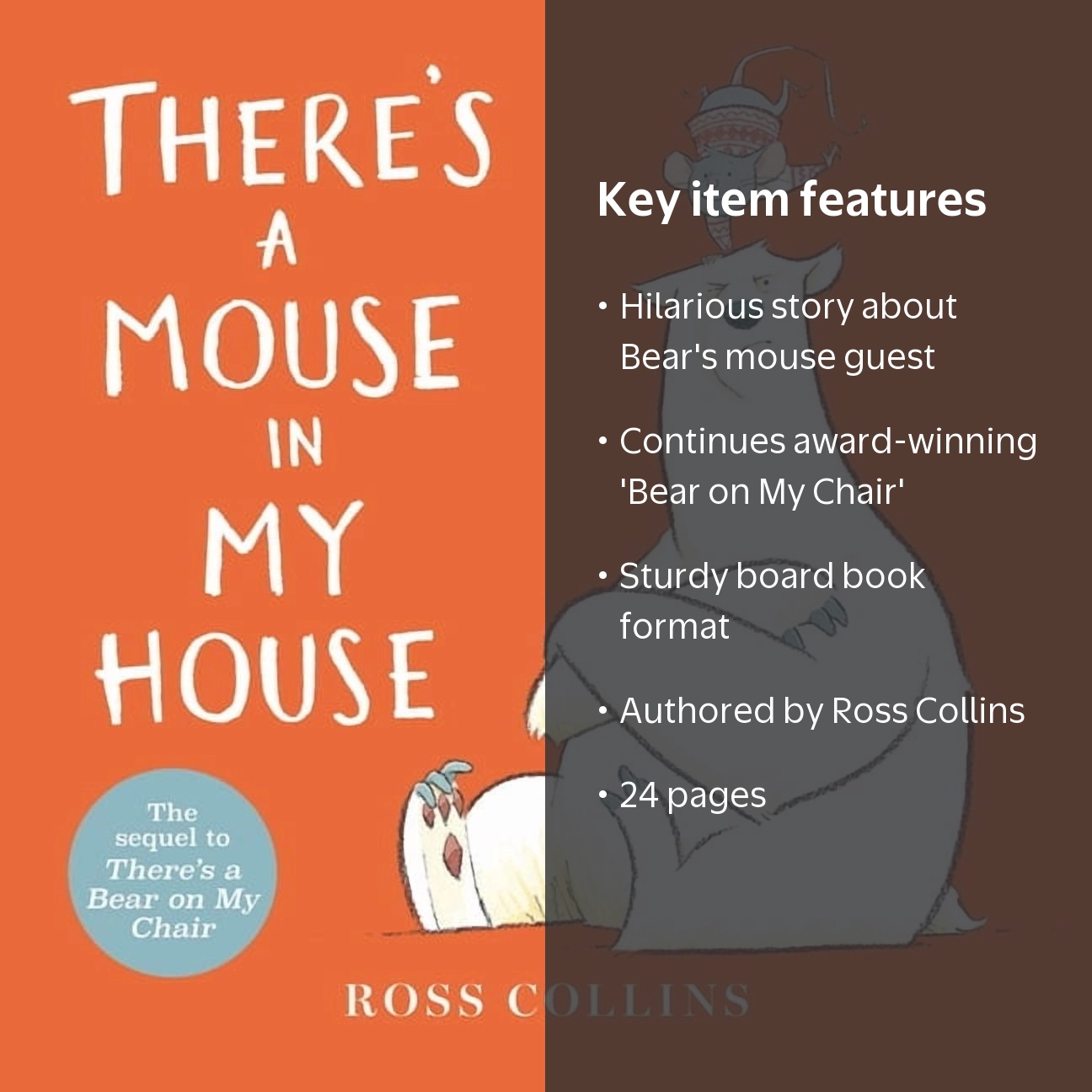 Ross Collins' Mouse and Bear Stories There's a Mouse in My House
