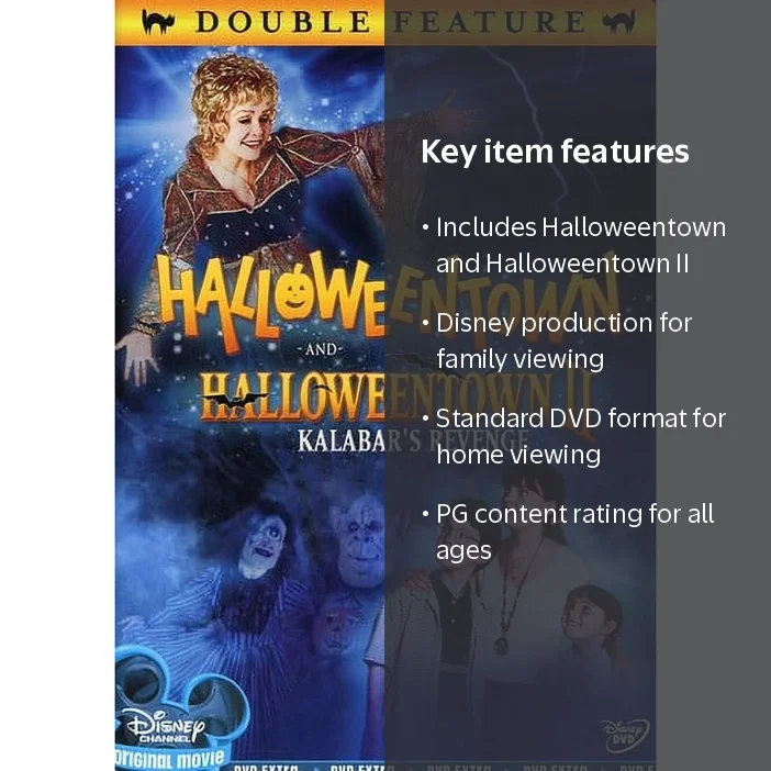Disney, Halloweentown Double Feature DVD, Kids & Family, PG Rated