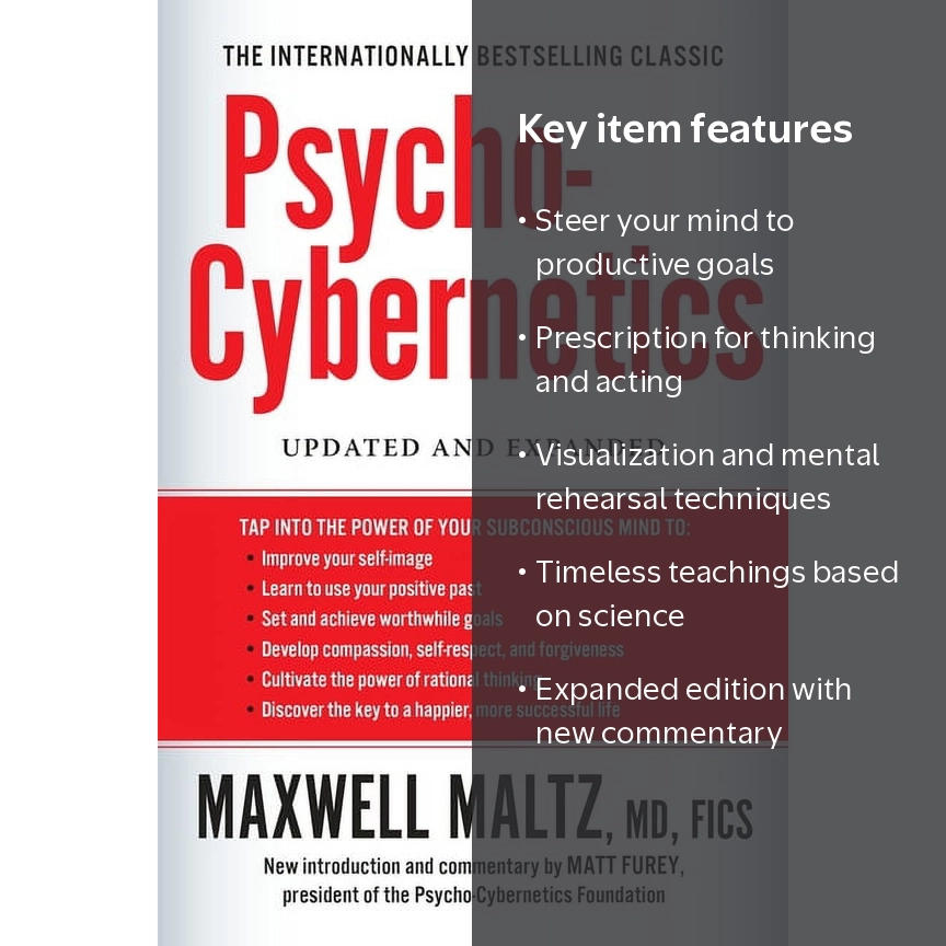 Maxwell Maltz, Psycho-Cybernetics, Updated and Expanded, Paperback