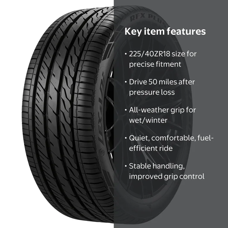 Lexani RFX Plus All Season 225/40ZR18 88W Passenger Tire - Walmart.com