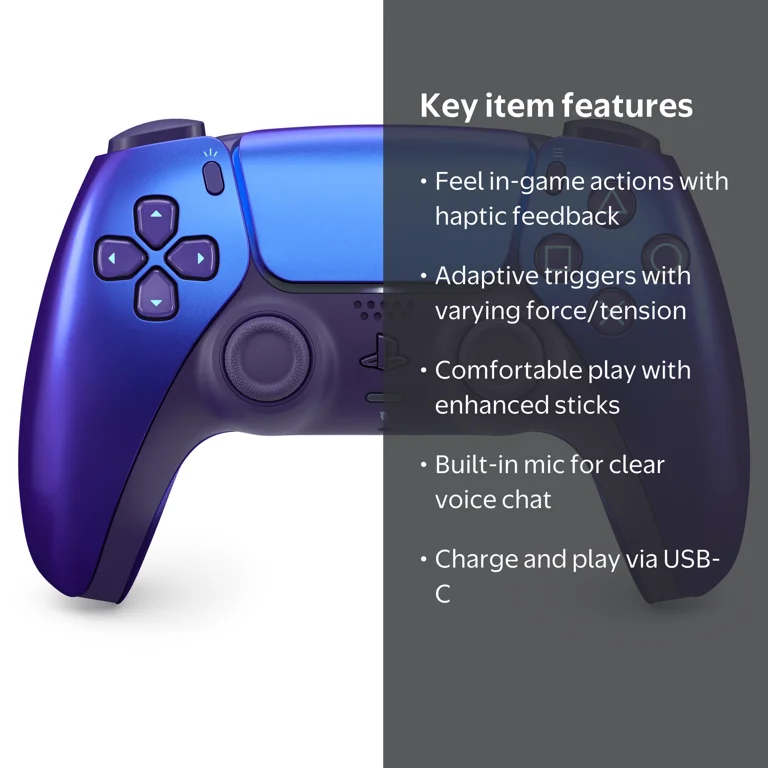 Sony PS5 DualSense Wireless Controller – Chroma Indigo - Walmart.com