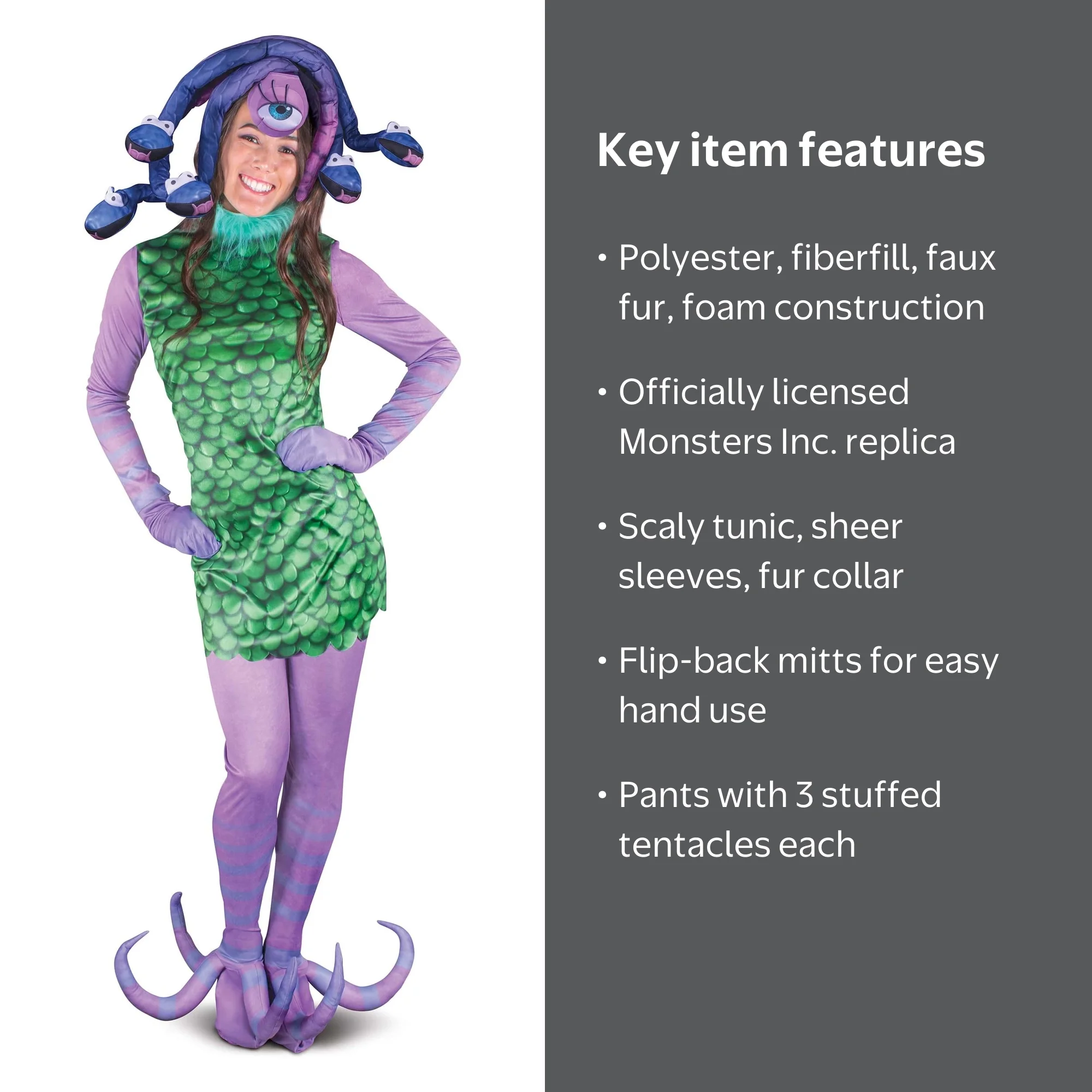 Monsters Inc. Women's Celia Halloween Costume for Adults - Walmart.com