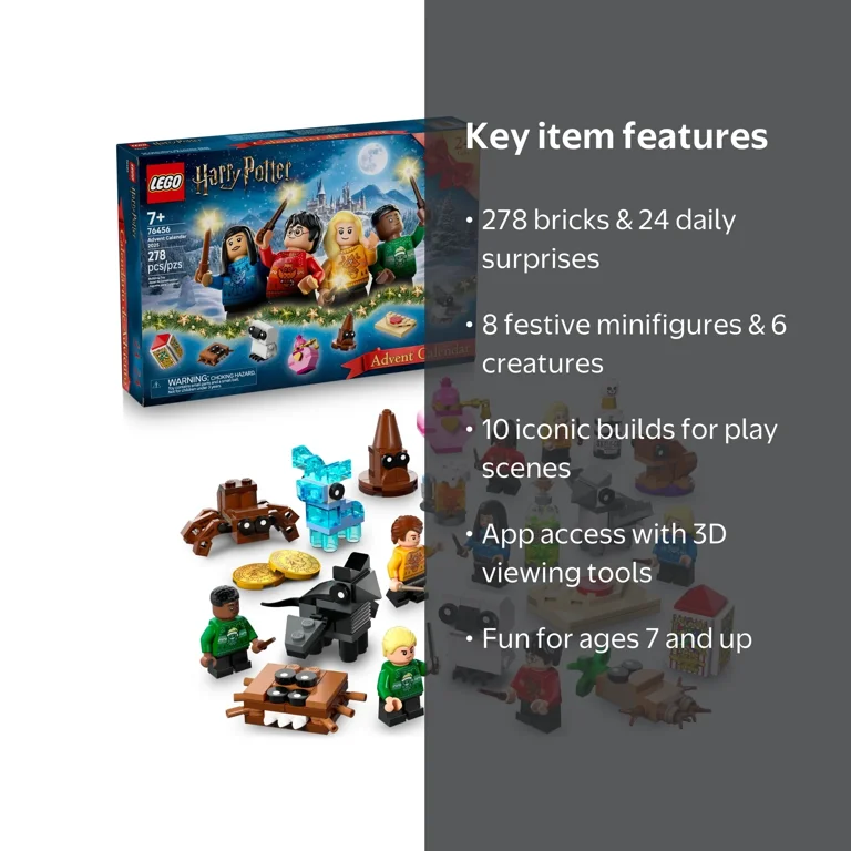 LEGO Building toy Harry Potter Advent Calendar 2025 Harry, Draco