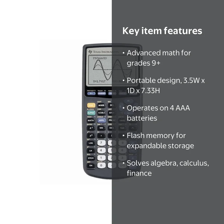 Ti-83 Plus Graphing Calculator - Walmart.com