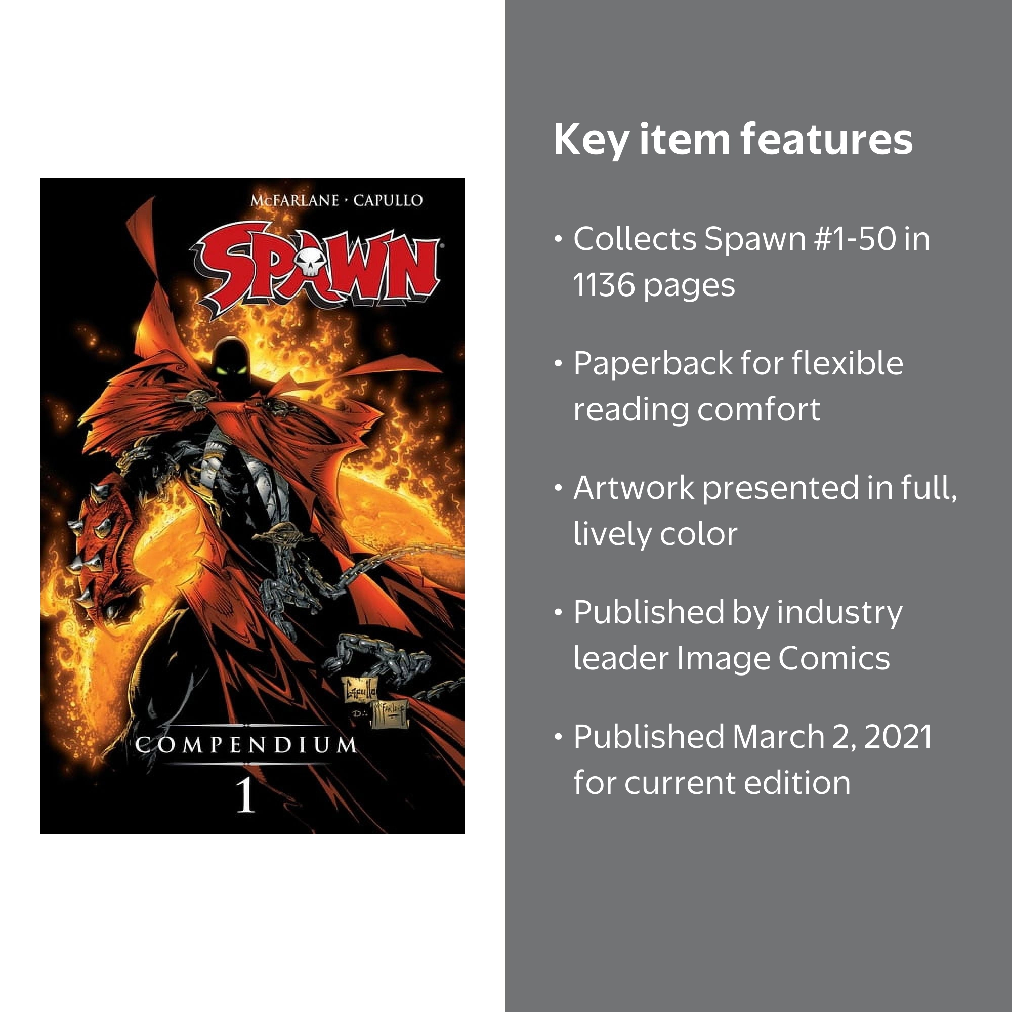 Spawn Compendium Color Edition Volume 1, (Paperback) - Walmart.com