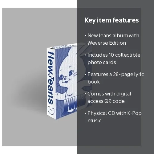 Newjeans - Weverse Album Version - 28pg Lyric Book, 10pc Photo