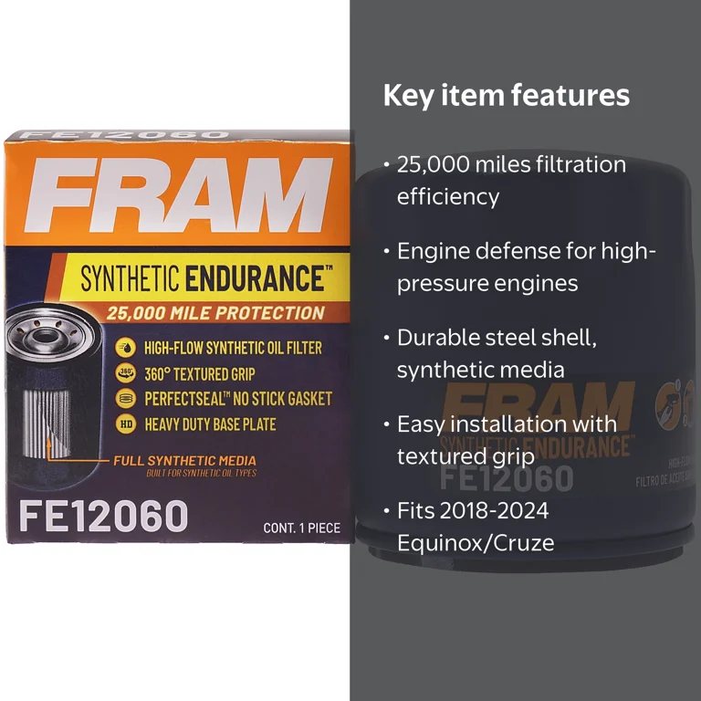 FRAM, Oil Filter, FE12060, 25K Miles Synthetic Endurance Premium
