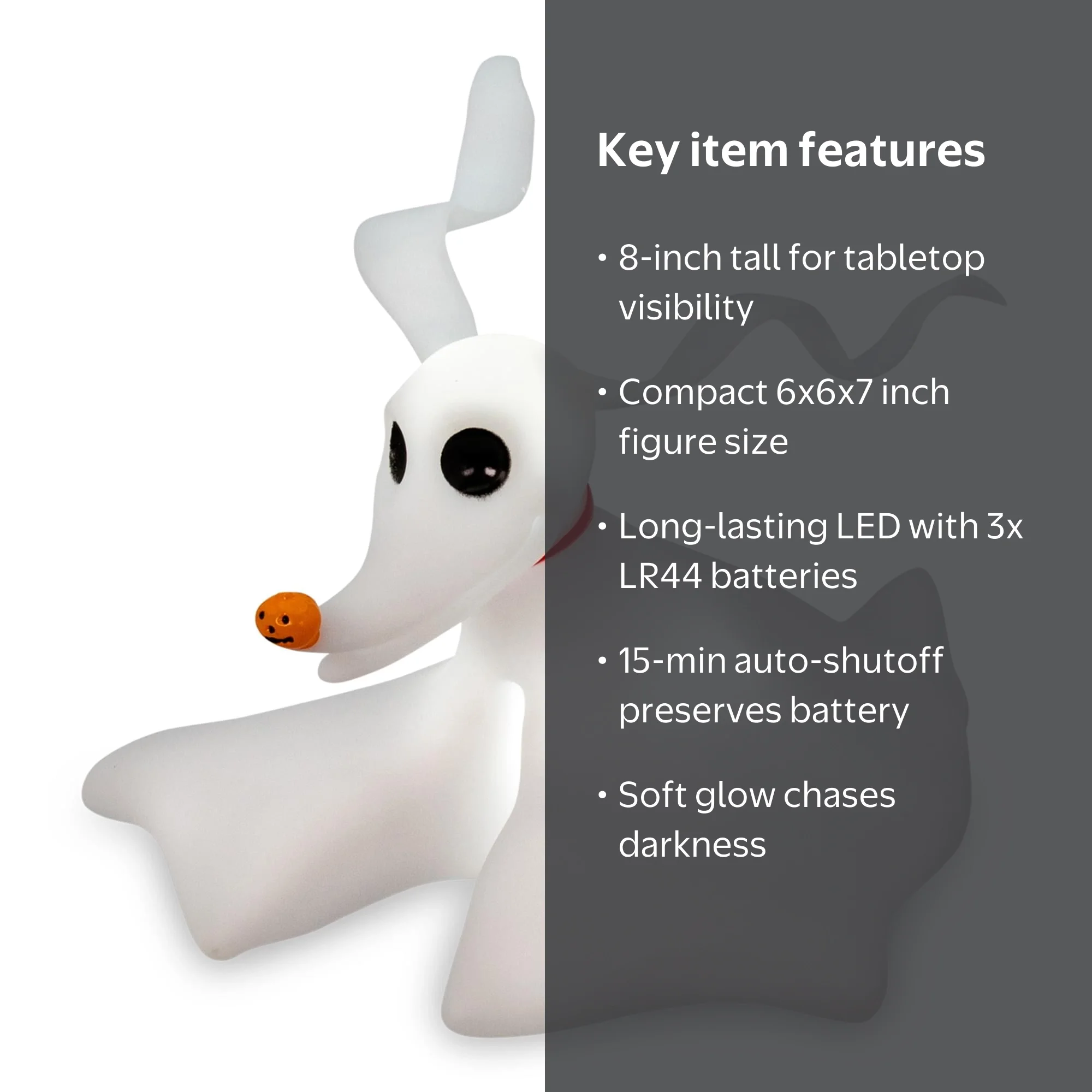 Disney Jack Skellington's Character Zero LED Mood Light