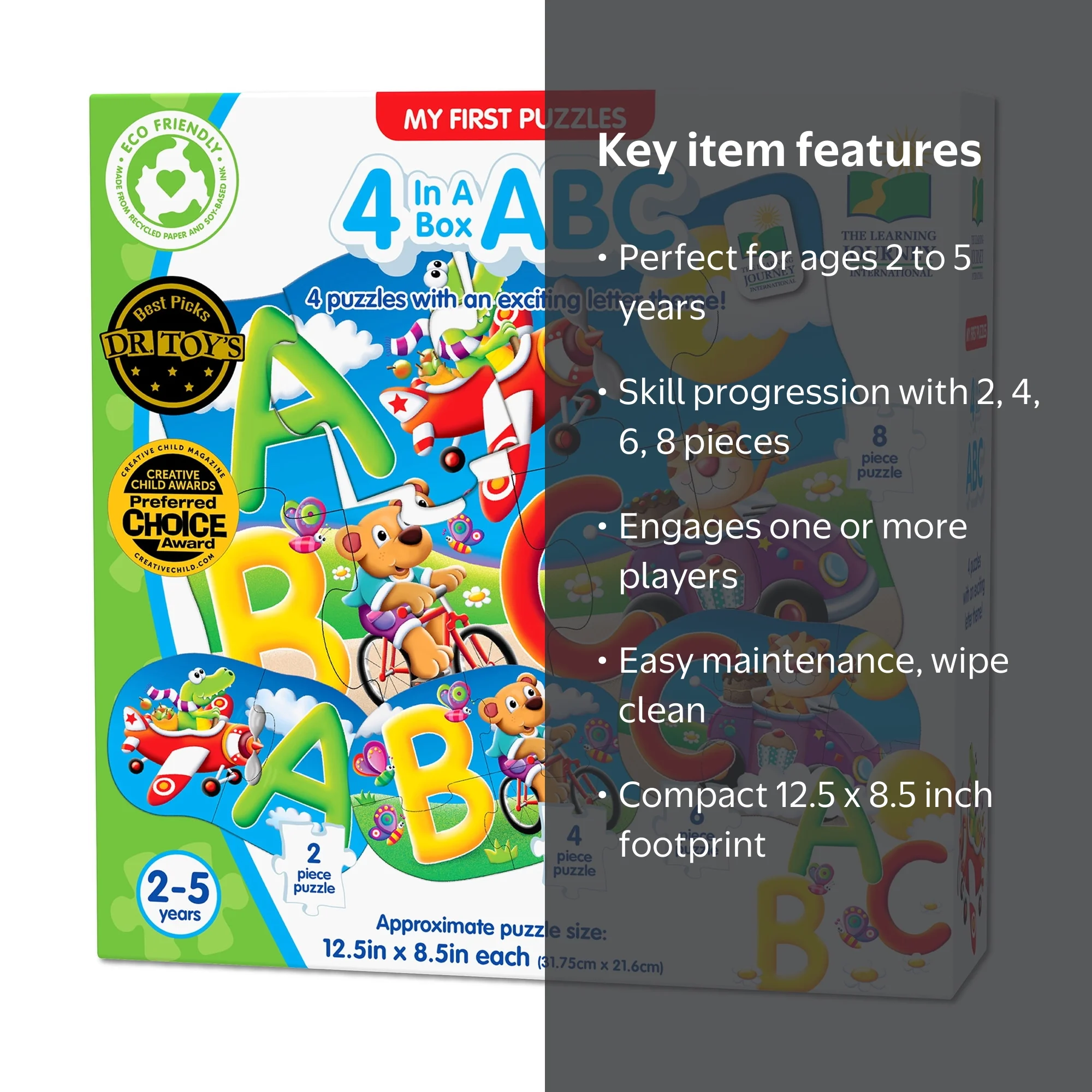 セット購入ありがとうございました。 The Learning Journey My First Puzzles - 4 In A Box - ABC: 20 Pcs