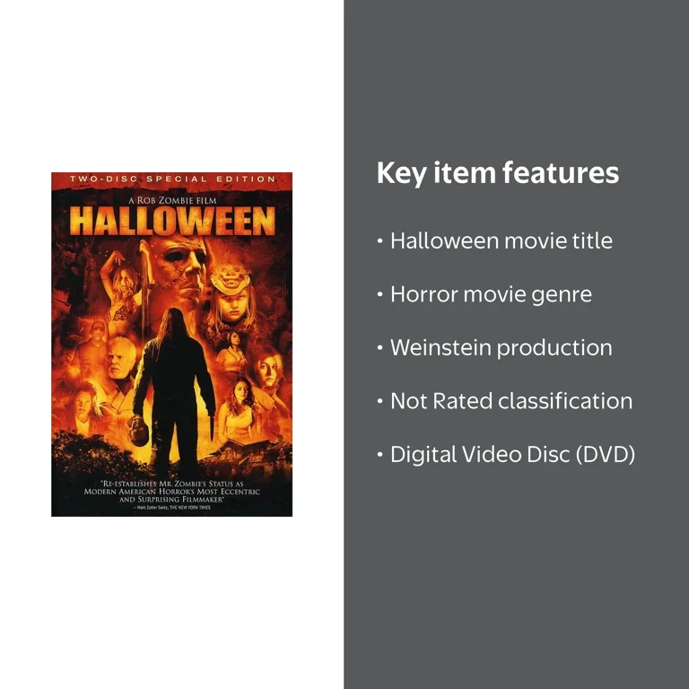 Weinstein, Halloween DVD, Not Rated, Horror with Rob Zombie, Scout