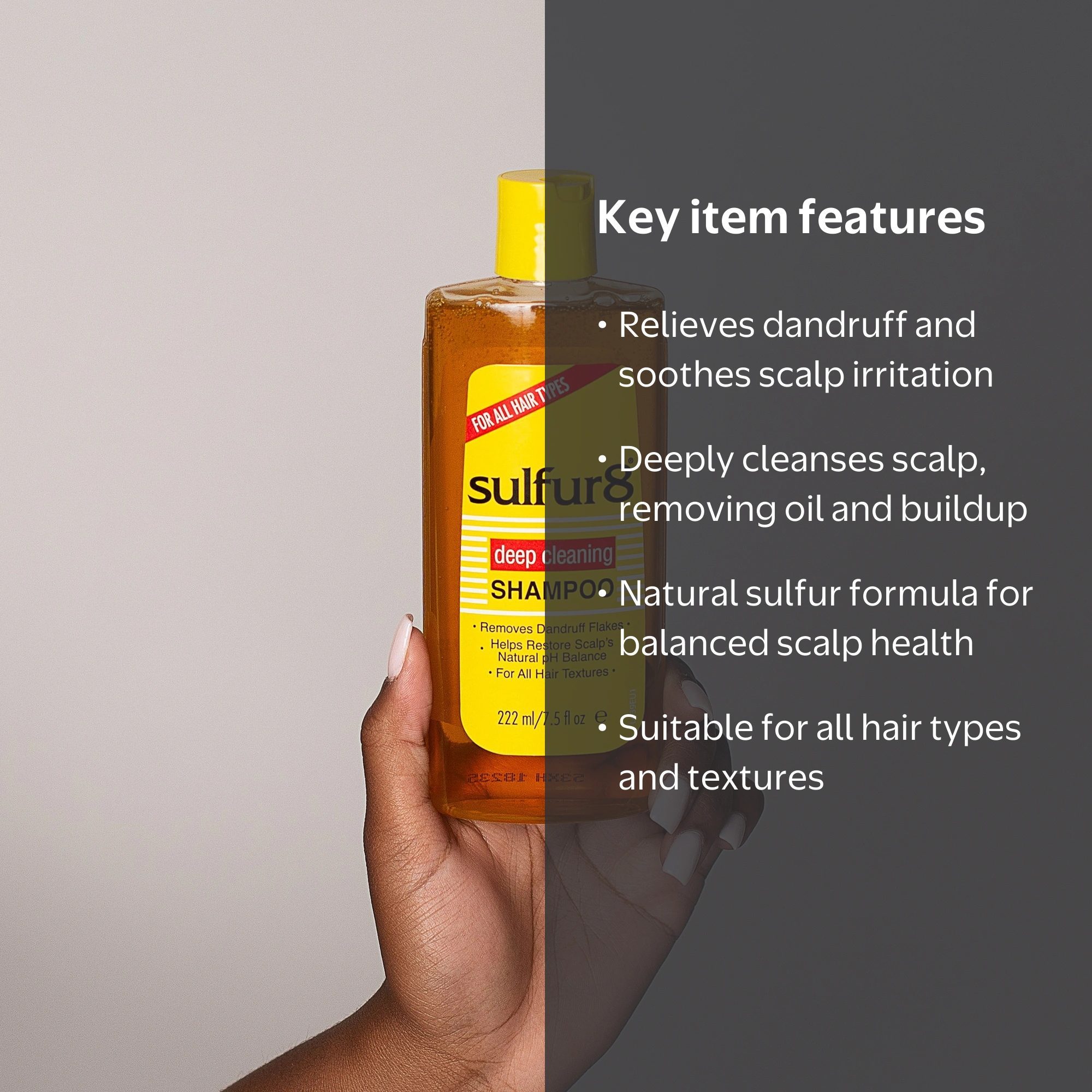 Sulfur8, Clarifying Shampoo, 7oz, Softening, All Hair Types