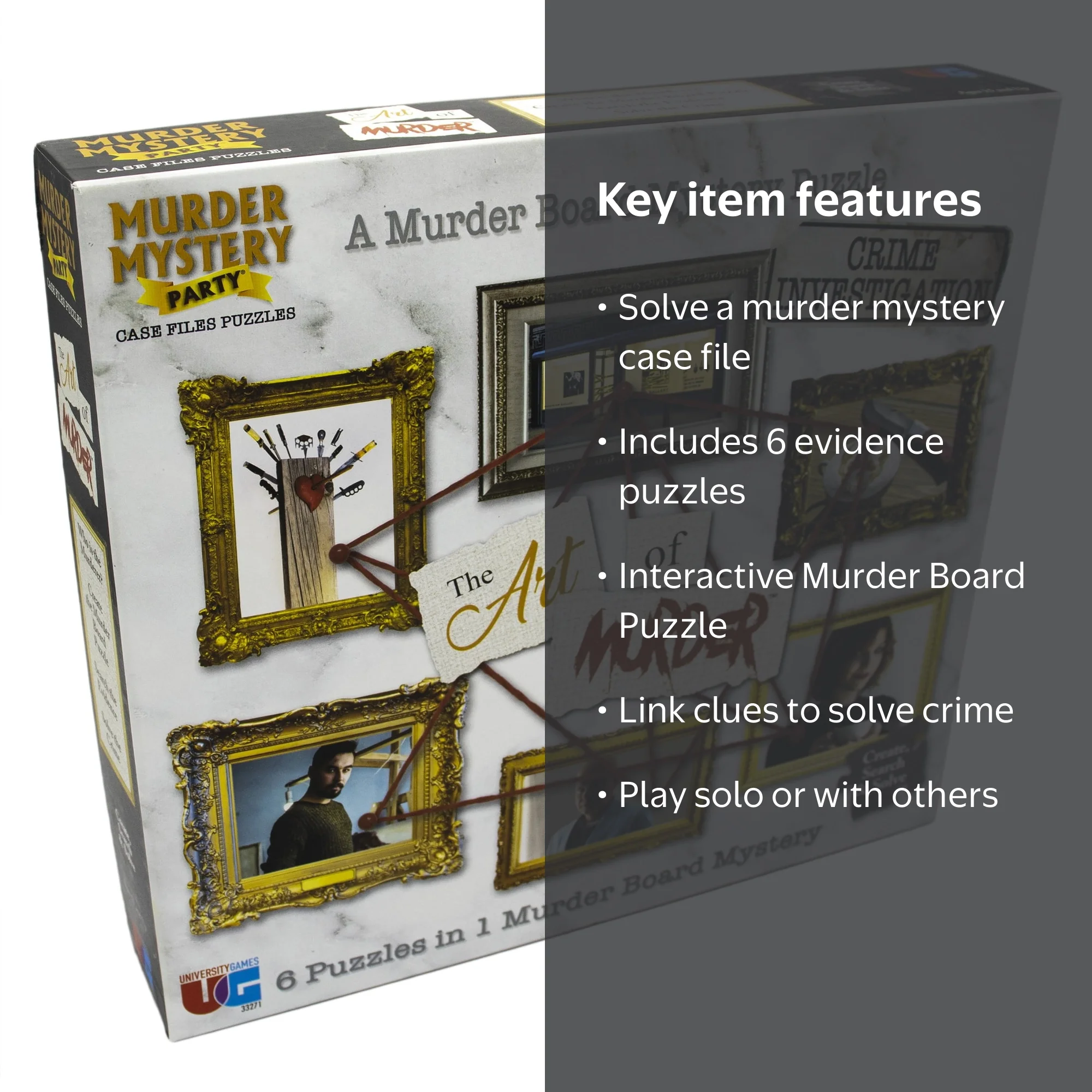 Murder Mystery Party | Case File Puzzle The Art of Murder, for