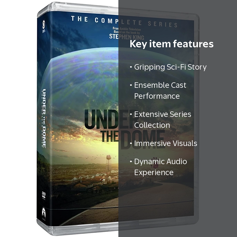 Under the Dome: The Complete Series DVD, 40 Episodes on 12 discs