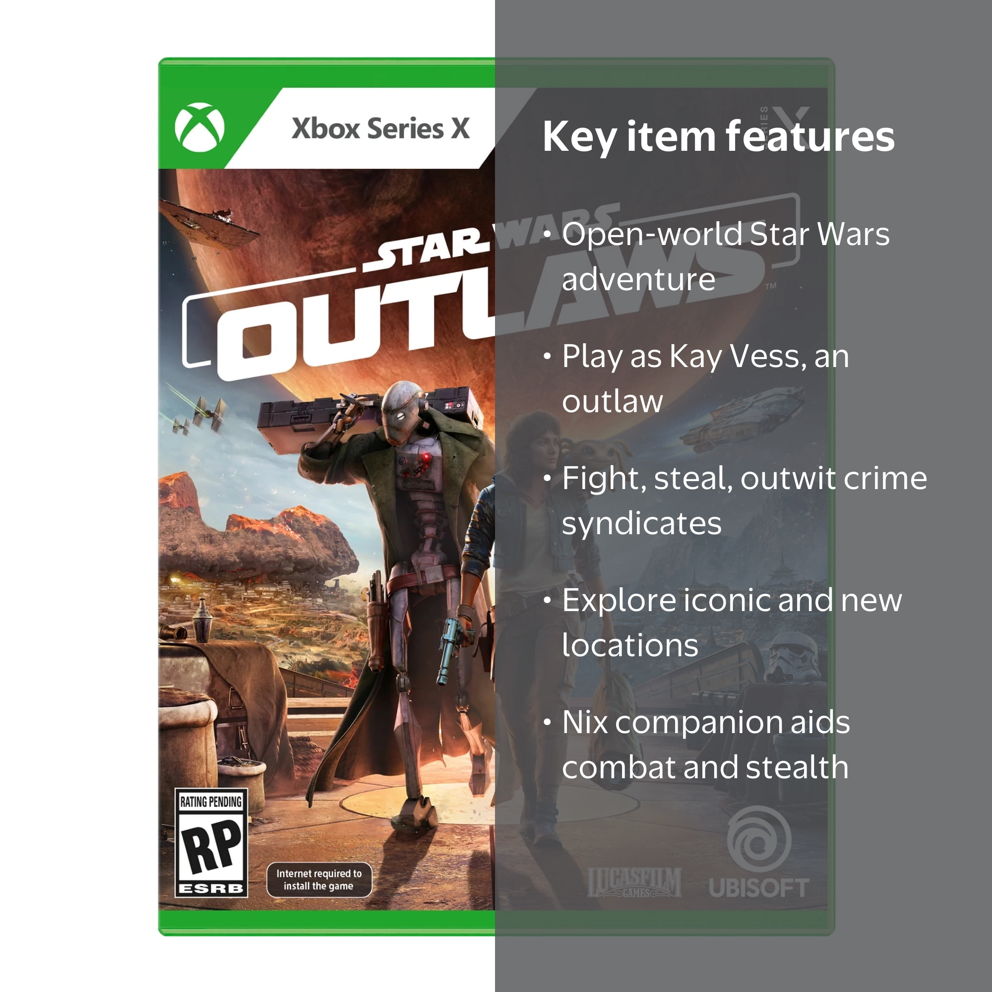 Star Wars Outlaws, Xbox Series X - Walmart.com