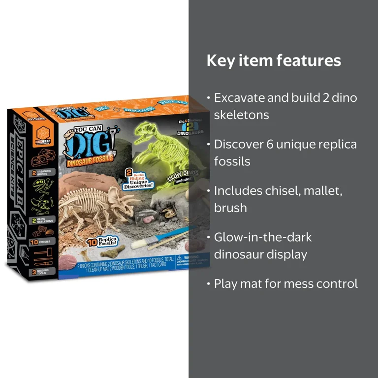 Cricia 7 Pieces Dinosaur Skeleton Dinosaur Bones Toys for Kids Archaeological Toys for Kids Dinosaurs Science Play Dinos Toys Cricia 7 Pieces Dinosaur Skeleton Dinosaur Bones Toys for Kids Archaeological Toys for Kids Dinosaurs Science Play Dinos Toys
