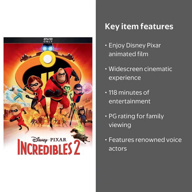 Walt Disney Pictures - Incredibles 2 [DIGITAL VIDEO DISC