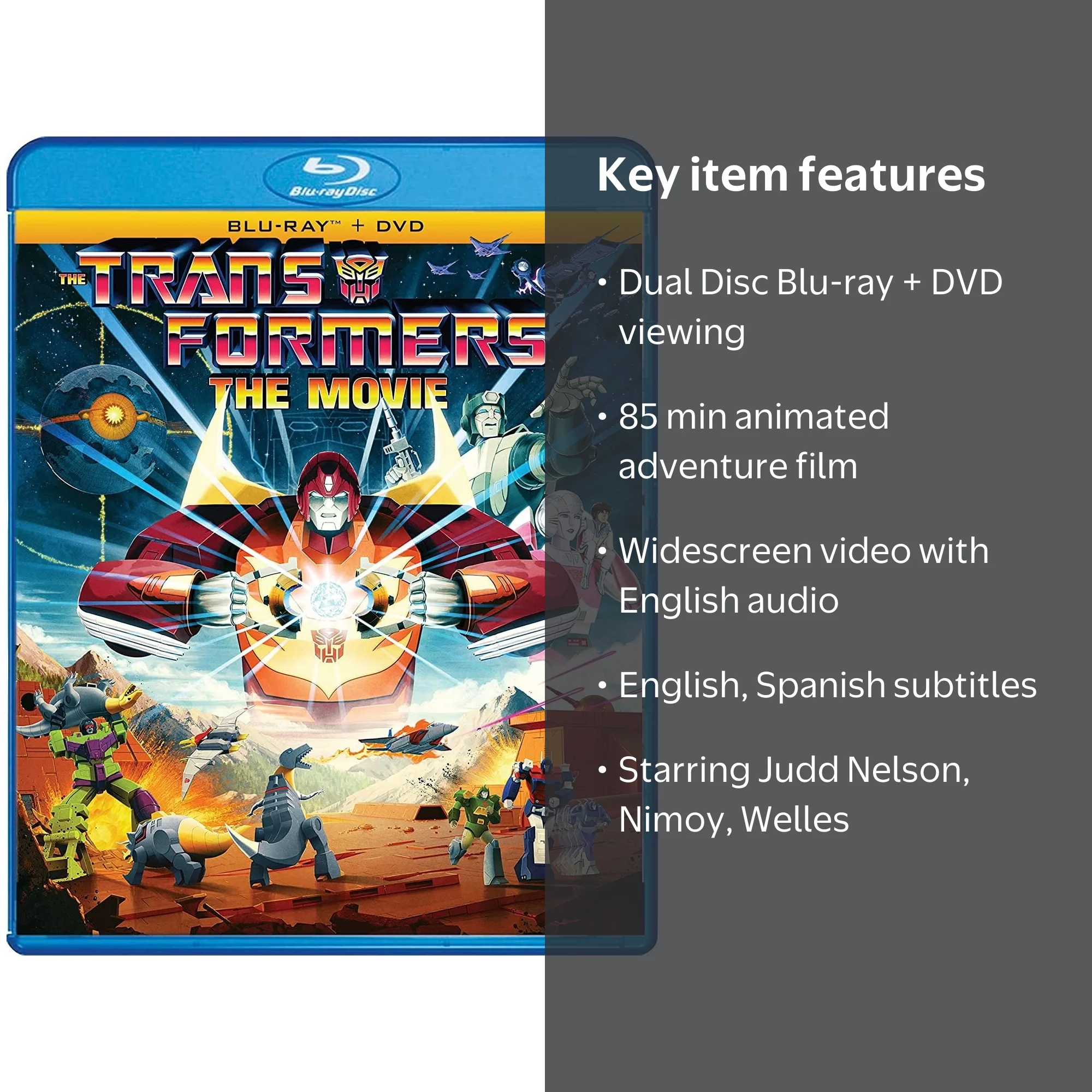 The Transformers: The Movie (35th Anniversary Edition) (Blu-ray +