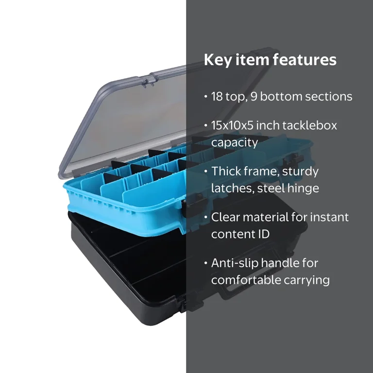 container store tackle box Avlcoaky Large 3 Layers Plastic Portable Storage Box Fishing White Tackle Box Organizer Art Craft Tool Box : Sports & Outdoors Further enhancing its protective properties Plano Edge Professional 3600 Utility
