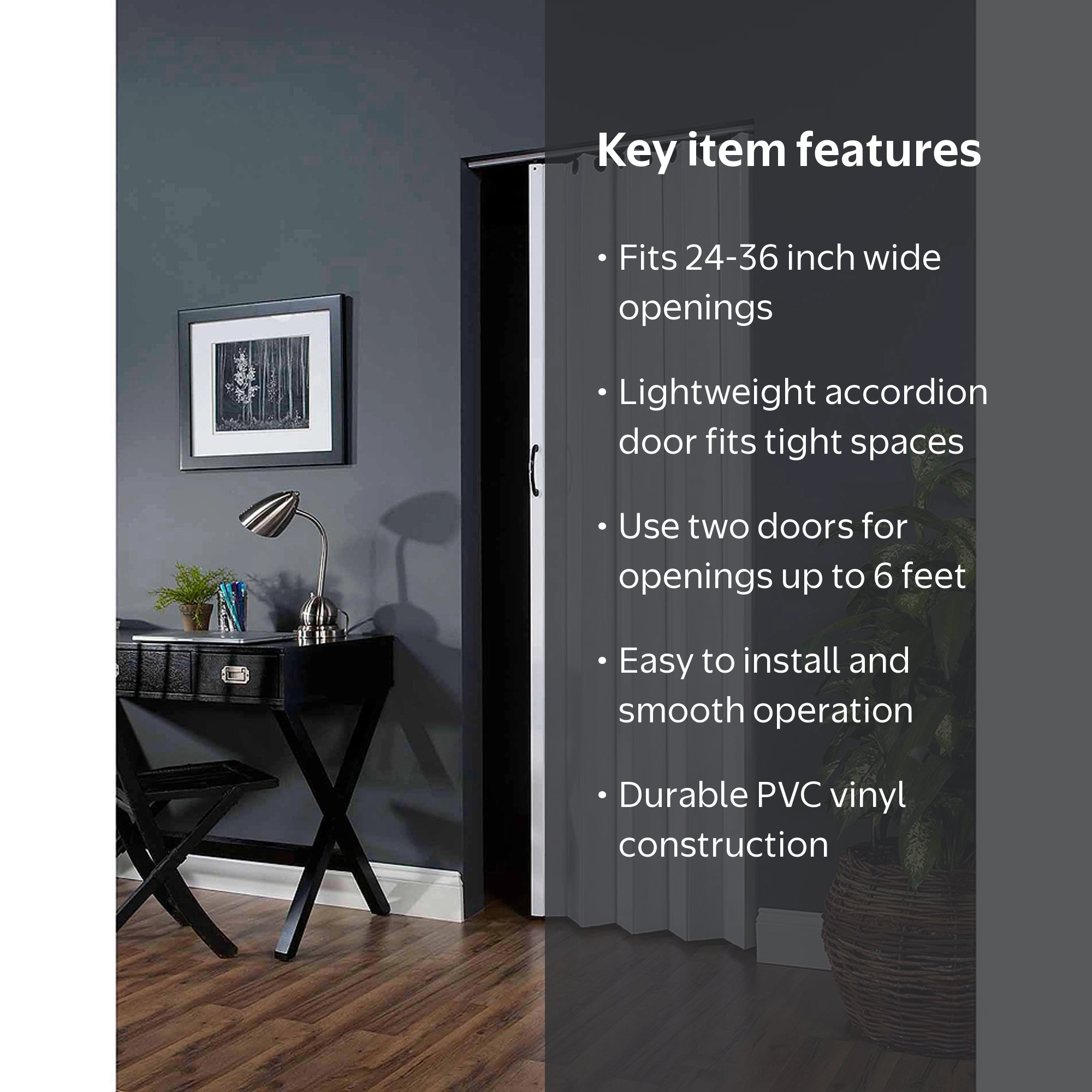 Homestyle, Deco Folding Door, Fits 36