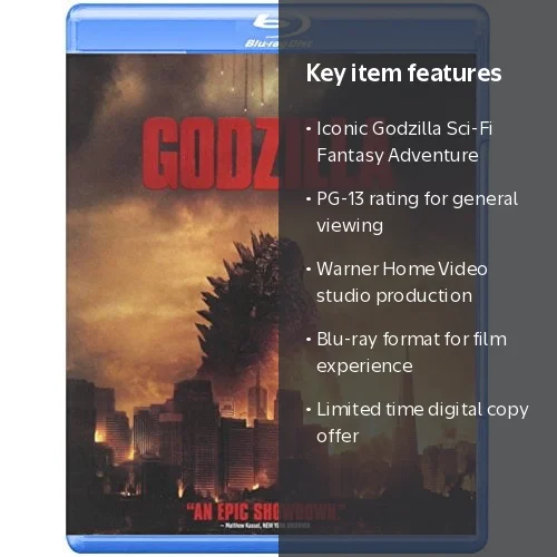 Godzilla Movie: Blu-ray + DVD, Warner Home Video, Sci-Fi & Fantasy