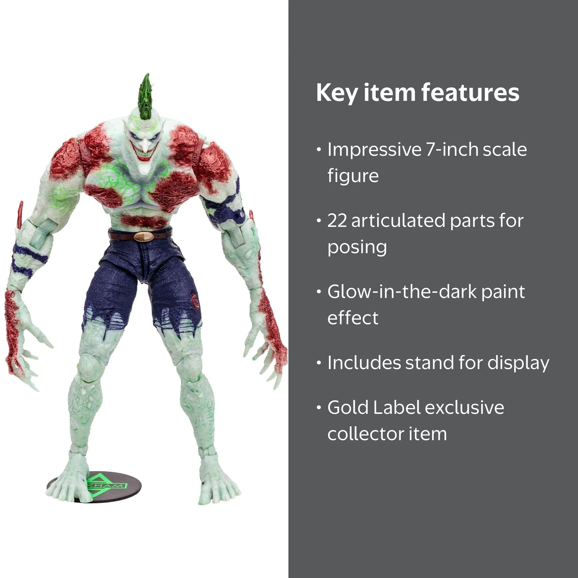 McFarlane Toys - DC Multiverse The Joker Titan, Glow in The Dark